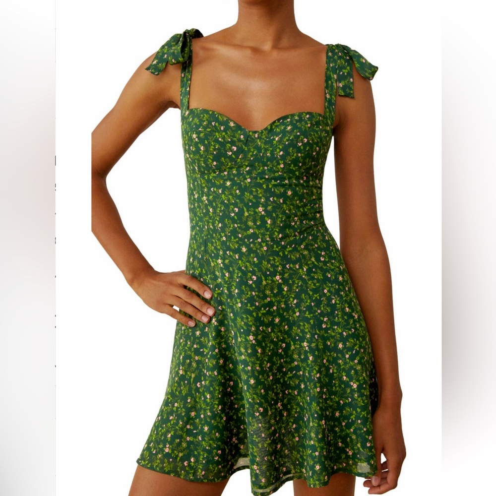 Reformation Niara Floral Dress